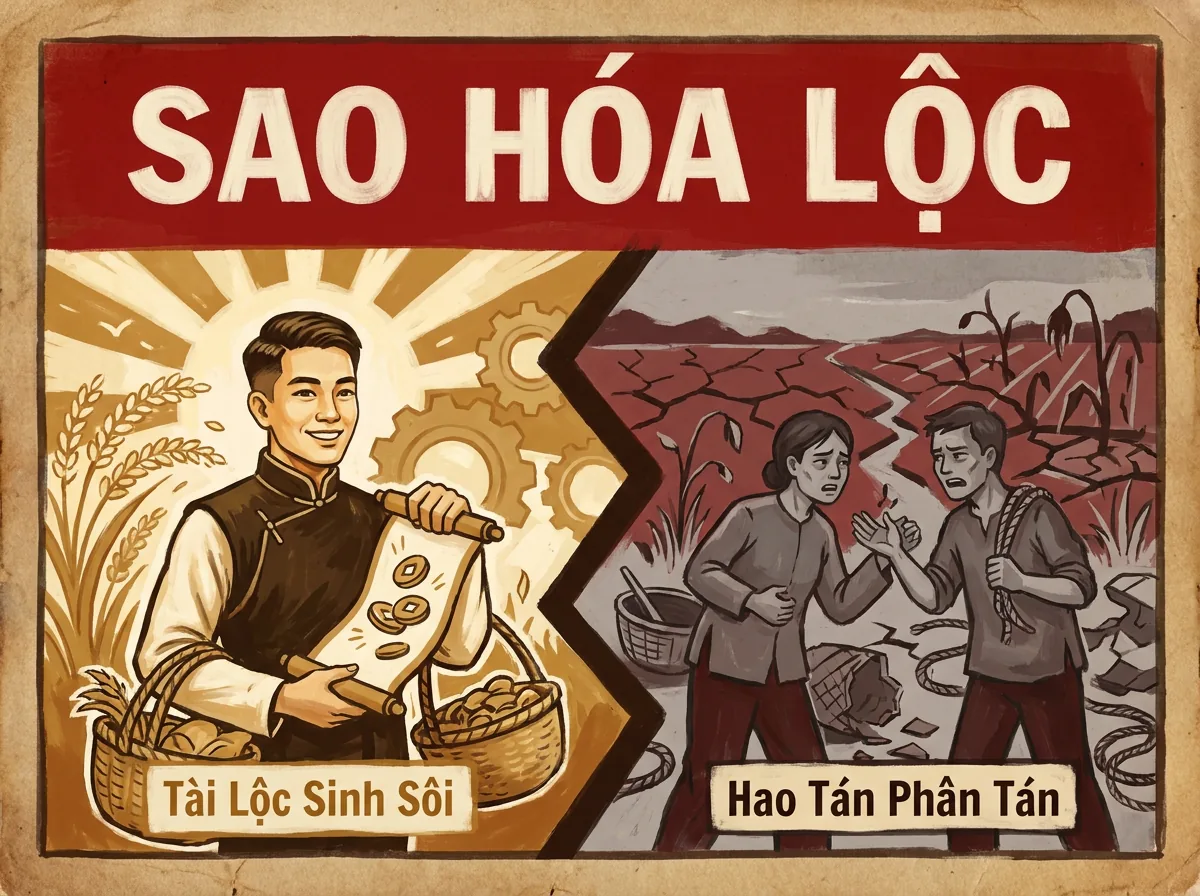 Sao Hóa Lộc, Cát Tinh Tài Lộc Trong Tứ Hóa