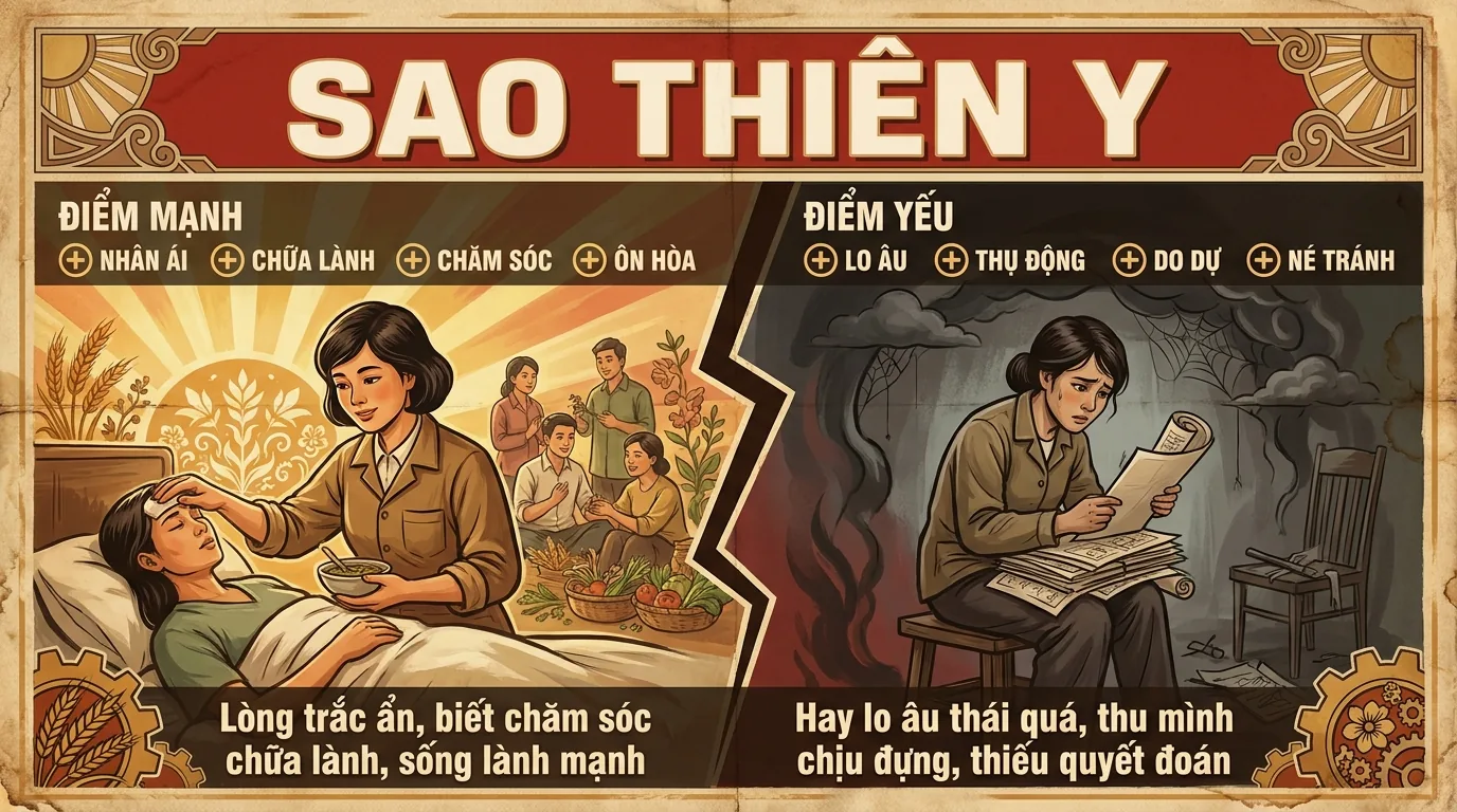 Sao Thiên Y, Phụ Tinh Chữa Lành Và Chăm Sóc Trong Tử Vi