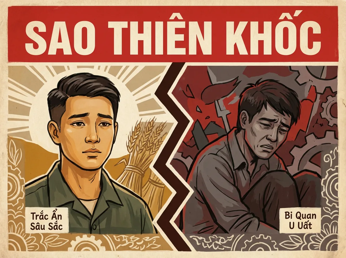 Sao Thiên Khốc, Phụ Tinh Buồn Đau Nội Tâm Trong Tử Vi