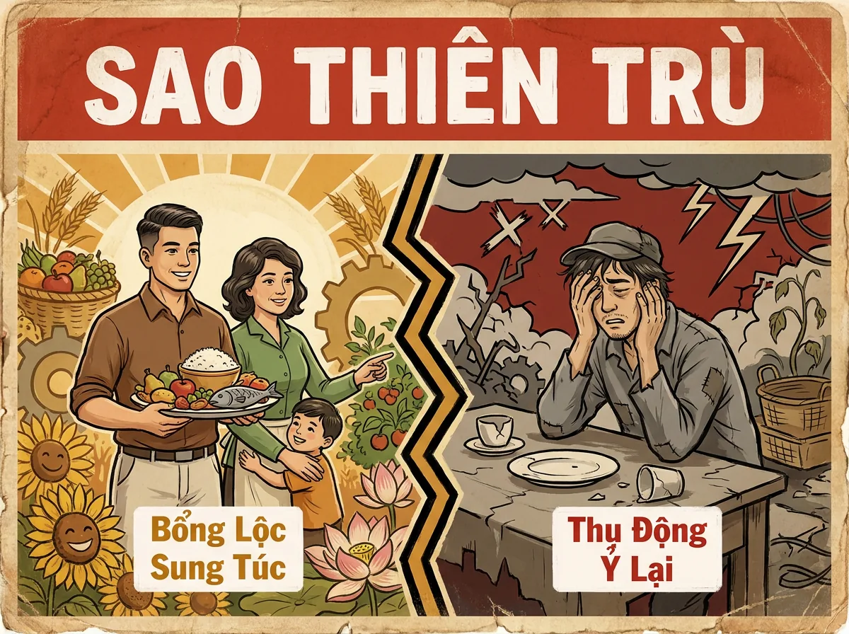 Sao Thiên Trù, Phụ Tinh Chủ Bổng Lộc Và Ẩm Thực Trong Tử Vi