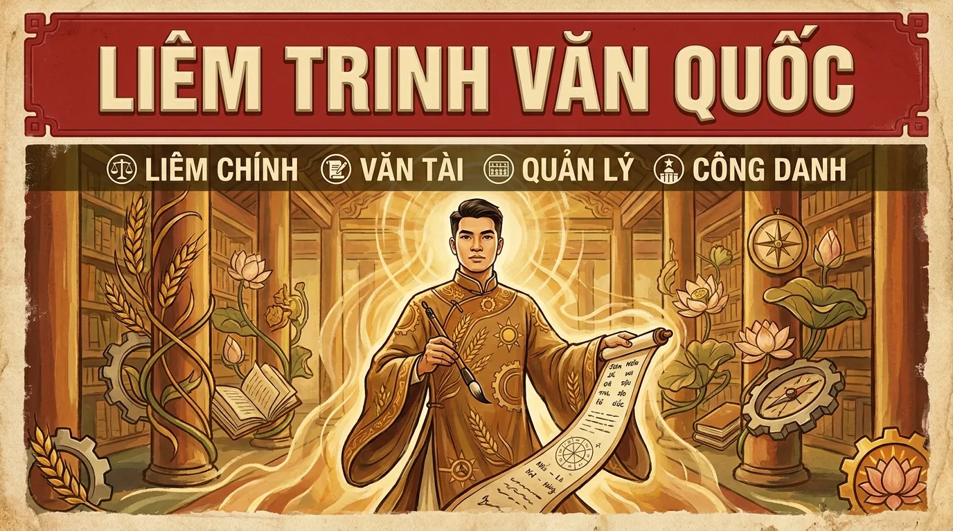 Liêm Trinh Văn Quốc - Cách Cục Tài Văn Liêm Chính