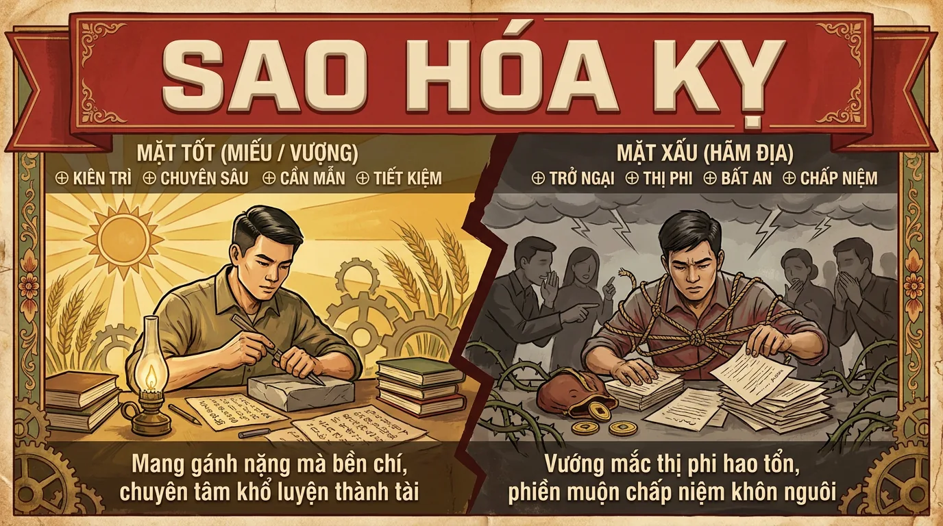 Sao Hóa Kỵ, Biến Hóa Trở Ngại Trong Tứ Hóa