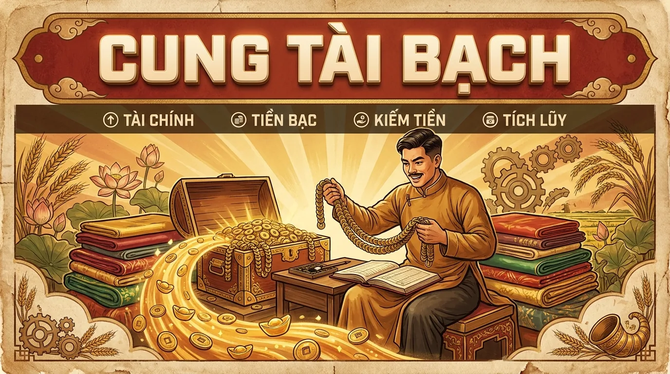 Cung Tài Bạch Trong Tử Vi Đẩu Số