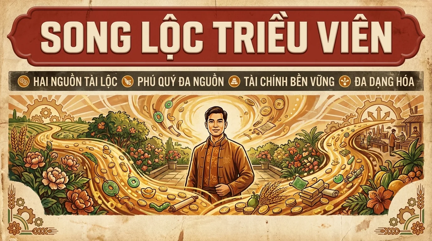Song Lộc Triều Viên - Cách Cục Song Lộc Đại Phú