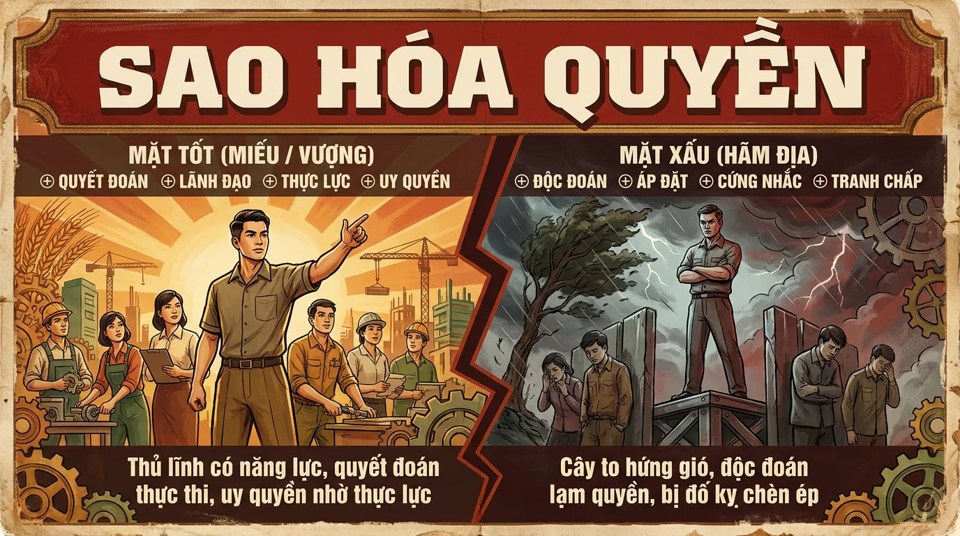 Sao Hóa Quyền, Biến Hóa Quyền Lực Trong Tứ Hóa