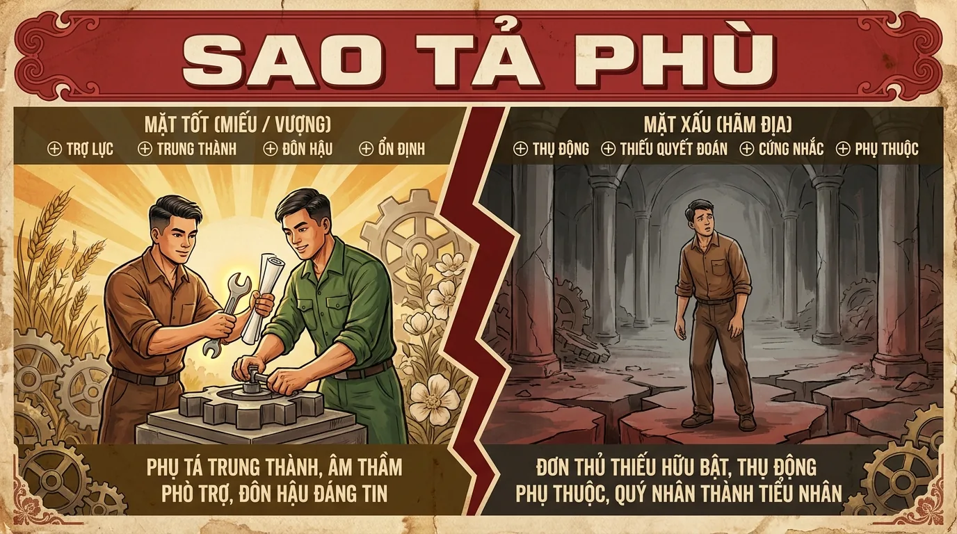 Sao Tả Phù, Người Trợ Thủ Trung Thành Trong Tử Vi Đẩu Số