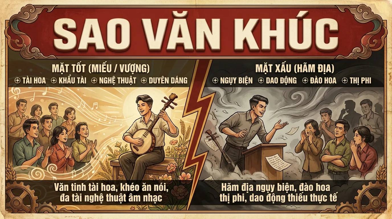 Sao Văn Khúc - Ngôi Sao Nghệ Thuật Trong Tử Vi