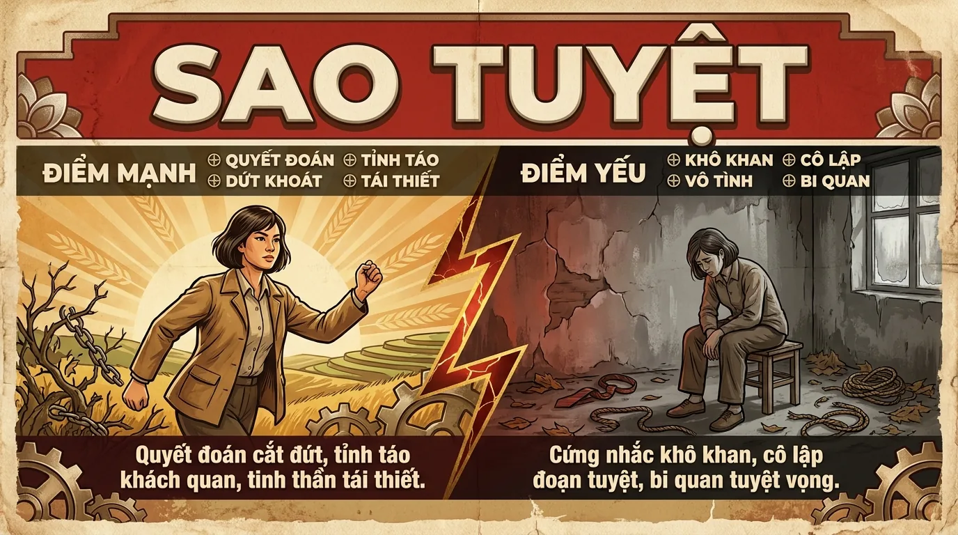 Sao Tuyệt, Phụ Tinh Chủ Đoạn Tuyệt Và Cắt Đứt Trong Tử Vi