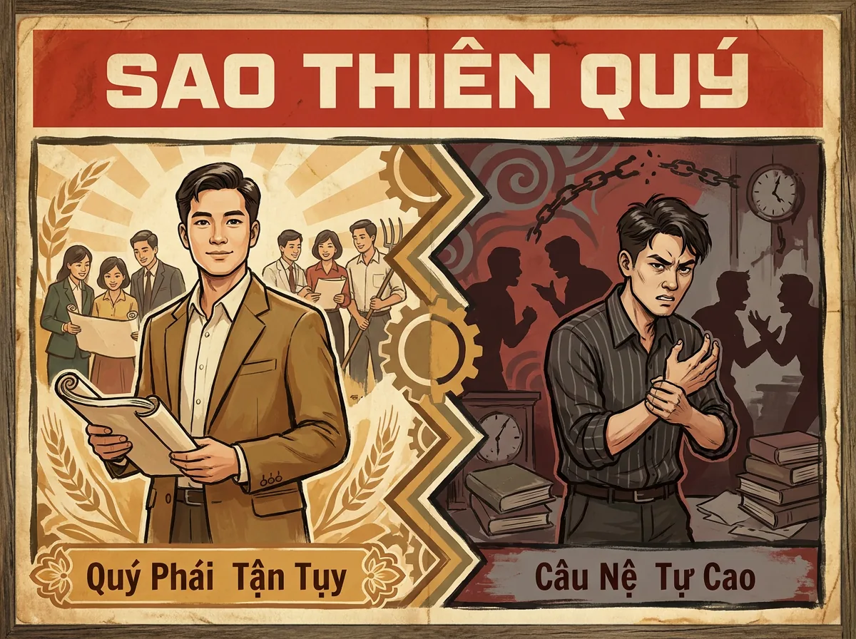 Sao Thiên Quý, Phụ Tinh Quan Tước Phục Vụ Trong Tử Vi