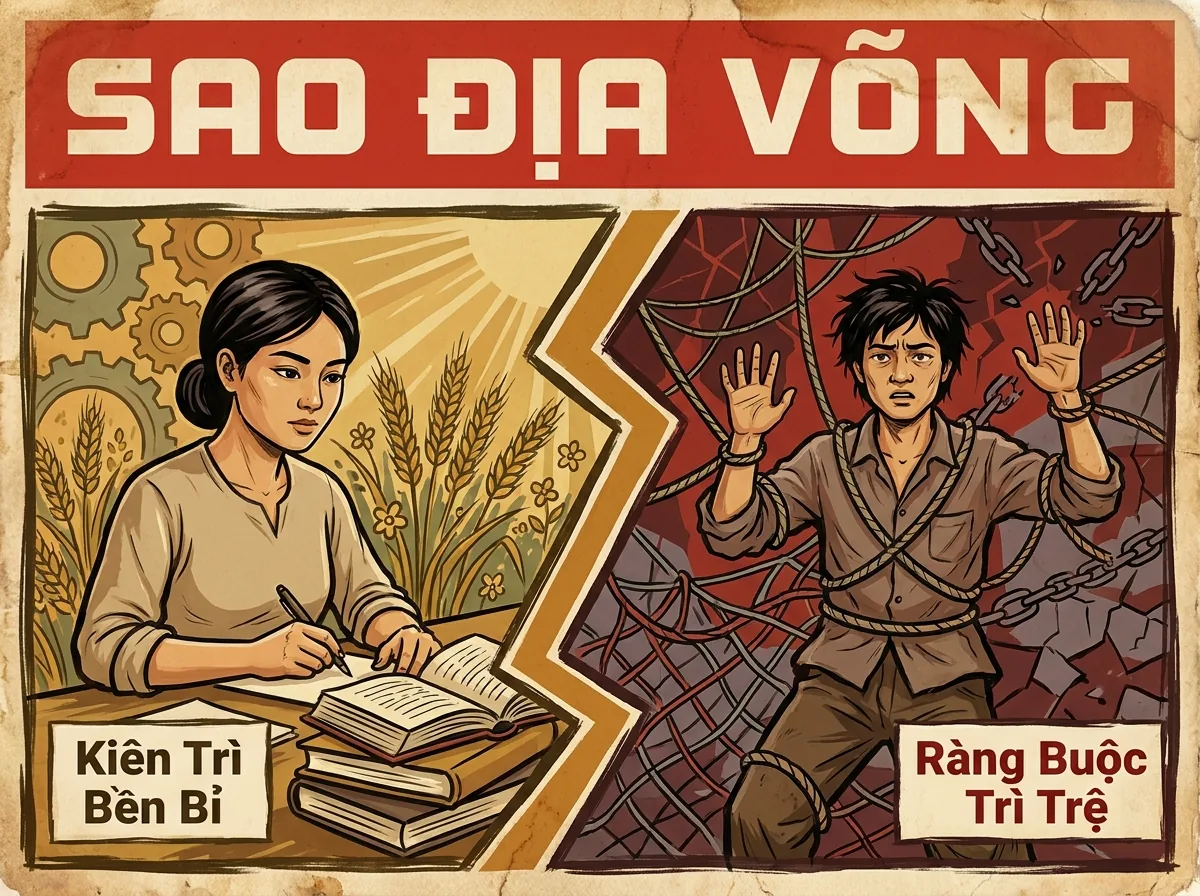 Sao Địa Võng, Phụ Tinh Ràng Buộc Trì Trệ Trong Tử Vi