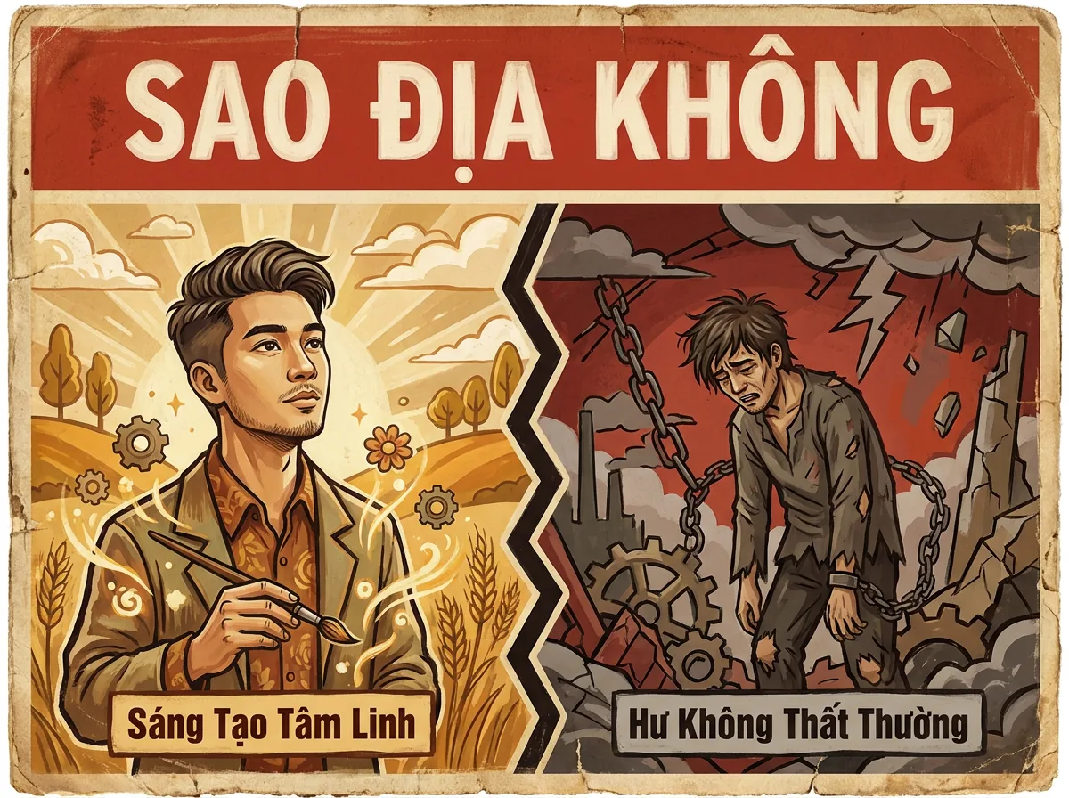 Sao Địa Không, Sát Tinh Hư Không Của Lục Sát Trong Tử Vi