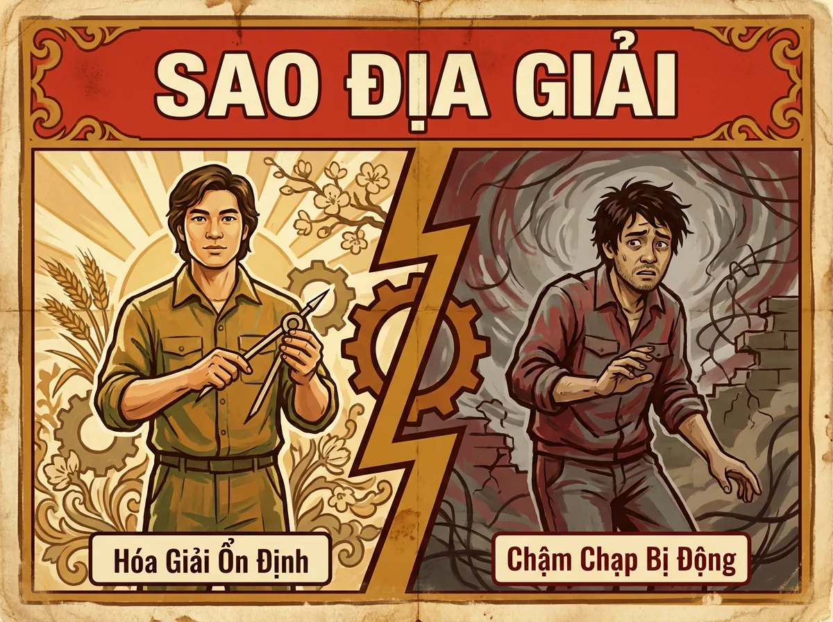 Sao Địa Giải, Phụ Tinh Hóa Giải Khó Khăn Trong Tử Vi