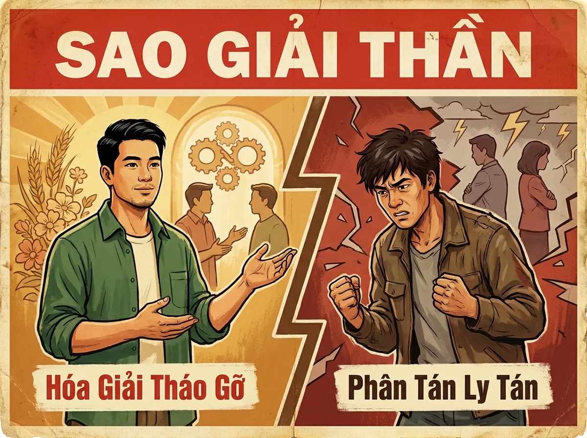 Sao Giải Thần, Phụ Tinh Hóa Giải Tháo Gỡ Trong Tử Vi